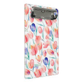Waterverf Tulps Pattern Mini Clipboard Mini Klembord (Schuin)