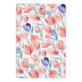 Waterverf Tulps Pattern Mini Clipboard Mini Klembord (Achterkant)