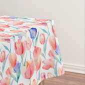 Waterverf Tulps Pattern Tablecloth Tafelkleed (Voorbeeld)