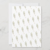 Waterverf Turkey Friendsgiving Dinner Invitation Kaart (Achterkant)