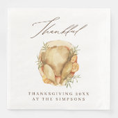 Waterverf Turkije Servet (Voorkant)