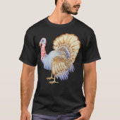 Waterverf Turkije T-shirt (Voorkant)
