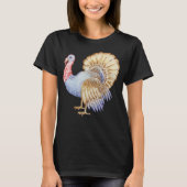 Waterverf Turkije T-shirt (Voorkant)