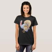 Waterverf Turkije T-shirt (Voorkant volledig)