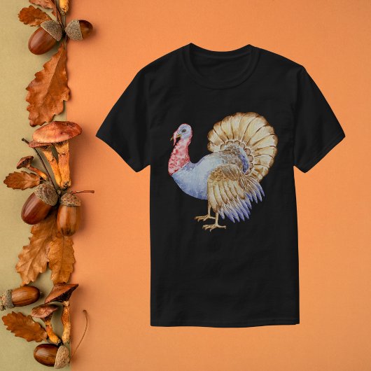 Waterverf Turkije T-shirt