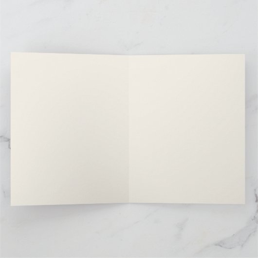 Waterverf Turkije Thanksgiving gevouwen Bedankkaart (Binnen)