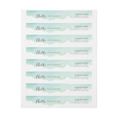 Waterverf Turquoise (Vel)