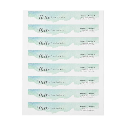 Waterverf Turquoise (Vel)