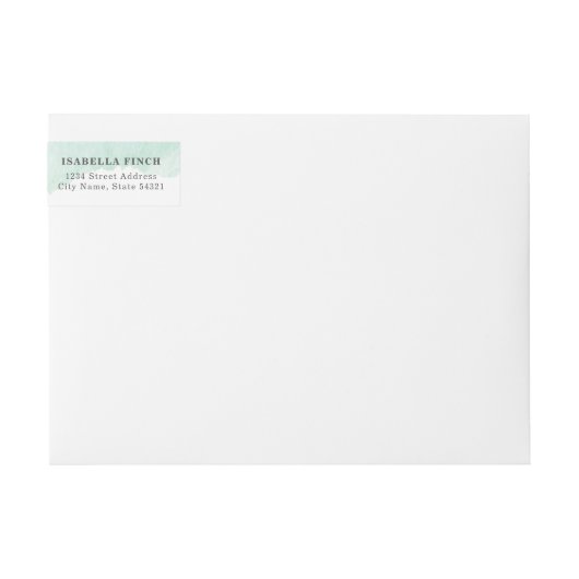 Waterverf Turquoise (Voorkant)