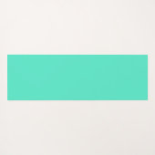 Waterverf turquoise levendige energiekunst yogamat (Achterkant (horizontaal))