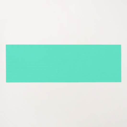 Waterverf turquoise levendige energiekunst yogamat (Achterkant (horizontaal))