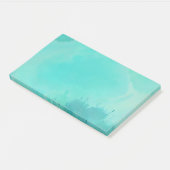 Waterverf Turquoise Post-it® Notes (Schuin)