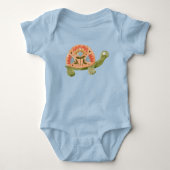  Waterverf Turtle Girls Romper (Voorkant)