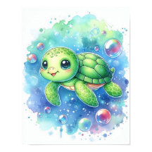 Waterverf Turtle