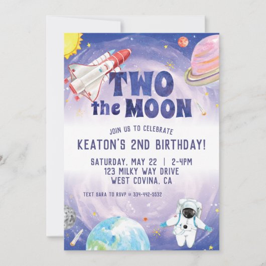 Waterverf Twee: de uitnodigingen van de Dagen van (Voorkant)