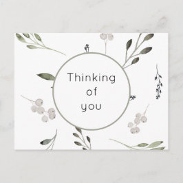 Waterverf Twig Thinking of You Briefkaart