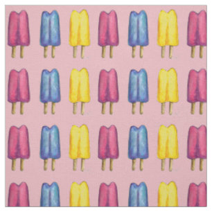 Waterverf Twin Pop Popsicles Ice Lollies Stof
