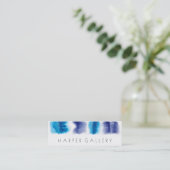 Waterverf Tye-dye-Visitekaartje Mini Visitekaartje (Staand voorkant)