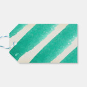 Waterverf Typografie Geloof kerstcadeaus Cadeaulabel (Achterkant Horizontaal)