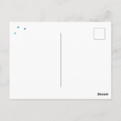 Waterverf Typografie Gelukkig Nieuwjaar Briefkaart (Achterkant)