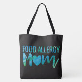 Waterverf Typografie Tote Bag (Achterkant)