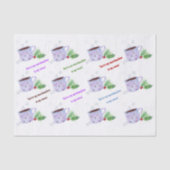 Waterverf U bent mijn Marshmallow voor mijn cacao Tissuepapier (Voorkant)