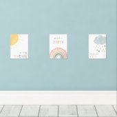 Waterverf U bent mijn zonneschijn Muurkunst Sets (Houten vloer)