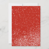 Waterverf Ugly Sweater Holiday Party Kaart (Achterkant)