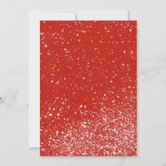 Waterverf Ugly Sweater Holiday Party Kaart (Achterkant)