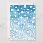 Waterverf Ugly Sweater Tacky kerstparty Kaart (Achterkant)