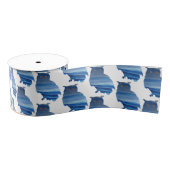 Waterverf uil grosgrain lint (Spoel)