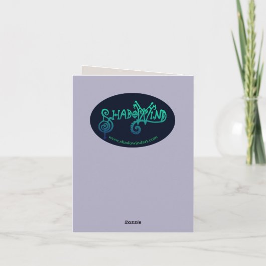 waterverf uil kaart (Achterkant)