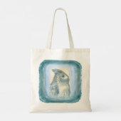 Waterverf Uil Tote Bag (Achterkant)