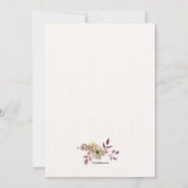 Waterverf Uitdrukking Sympathie Hartelijk dank Bedankkaart (Achterkant)