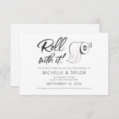 Waterverf Uitgesteld Rol met het Kaart Notitiekaartje (Voorkant / Achterkant)