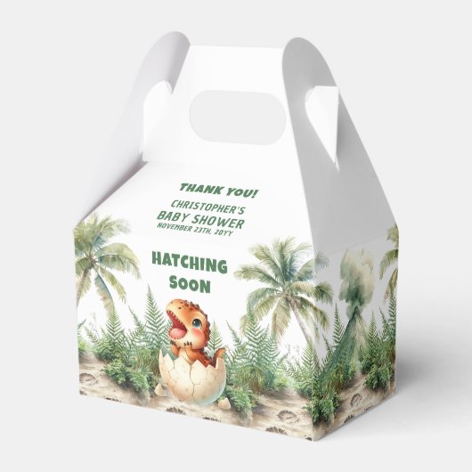 Waterverf Uitkomen Binnenkort Baby Boy Bedankt Box Bedankdoosjes (Achterkant)