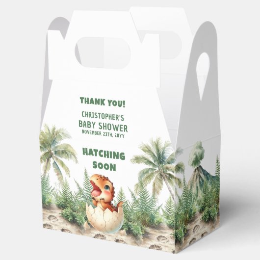 Waterverf Uitkomen Binnenkort Baby Boy Bedankt Box Bedankdoosjes (Geopend)