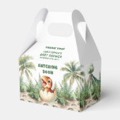 Waterverf Uitkomen Binnenkort Baby Boy Bedankt Box Bedankdoosjes (Voorkant Zijde)