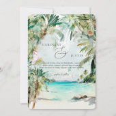 Waterverf uitnodigen troepenweduwen kaart (Voorkant)