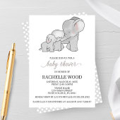 Waterverf Uitnodiging Baby shower