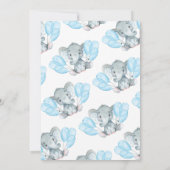 Waterverf Uitnodiging Baby shower (Achterkant)