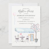 Waterverf uitnodiging om vrijdag te vieren (Voorkant)