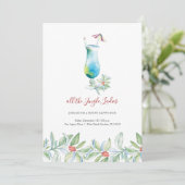 Waterverf Uitnodiging tot één dag voor dames (Staand voorkant)