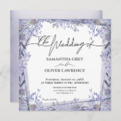Waterverf - Uitnodiging tot huwelijk (Voorkant / Achterkant)