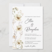 Waterverf uitnodiging tot inschrijving op Wildflow (Voorkant)