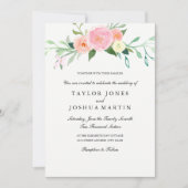 Waterverf uitnodiging tot inschrijving op Wildflow (Voorkant)