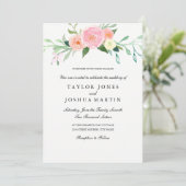 Waterverf uitnodiging tot inschrijving op Wildflow (Staand voorkant)