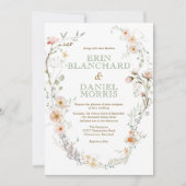 Waterverf uitnodiging tot inschrijving op Wildflow (Voorkant)