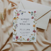 Waterverf uitnodiging tot inschrijving op Wildflow