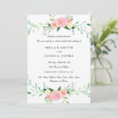 Waterverf uitnodiging tot inschrijving op Wildflow (Staand voorkant)